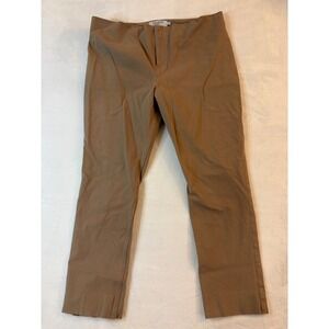 MM LaFleur New York Womens Tan Stretch Cotton Chinos Pants Size 10